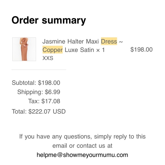 Show Me Your Mumu Jasmine Halter Dress in color Copper. - Picture 7 of 7